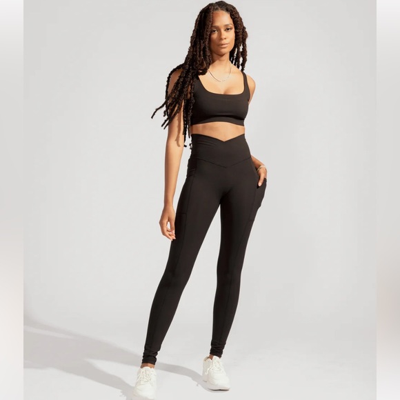 POPFLEX | Pants & Jumpsuits | Popflex Crisscross Hourglass Black ...